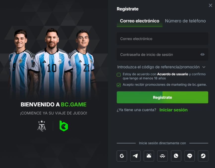 Instrucciones de Registro