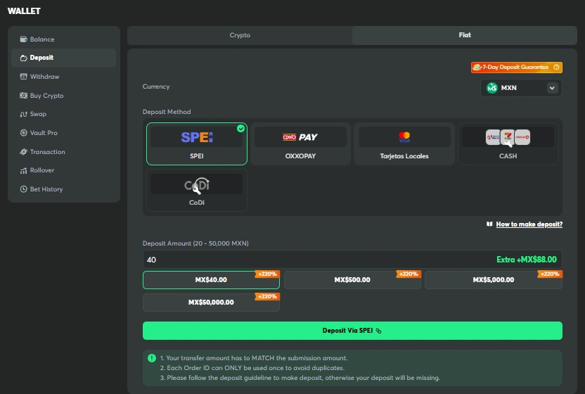 How to Access the Catalog: Account and Deposits
