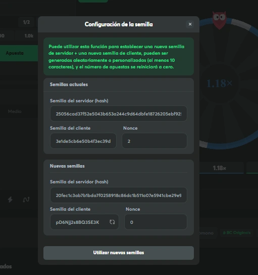 Cómo Se Verifica la Equidad (Provably Fair)