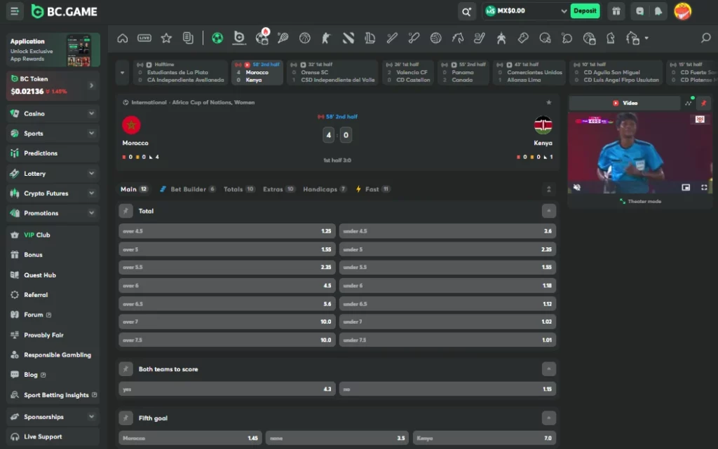 Live Betting and Cash Out